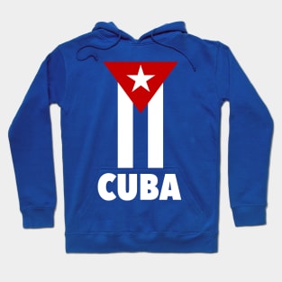 Cuban flag - clean design Hoodie